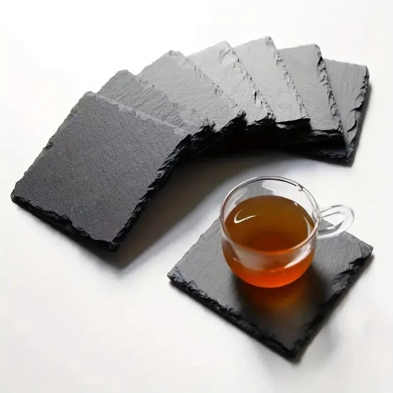 Noir - Schiefer-Untersetzer Set